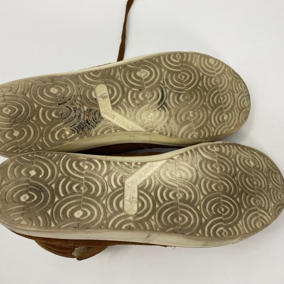 Topshop Brown Furry Hightop Sneakers - Women's - Picture 7 of 7